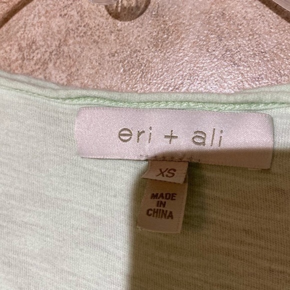 Anthropologie Eri + Ali Peplum Pocket Tank XS mint - Picture 3 of 4